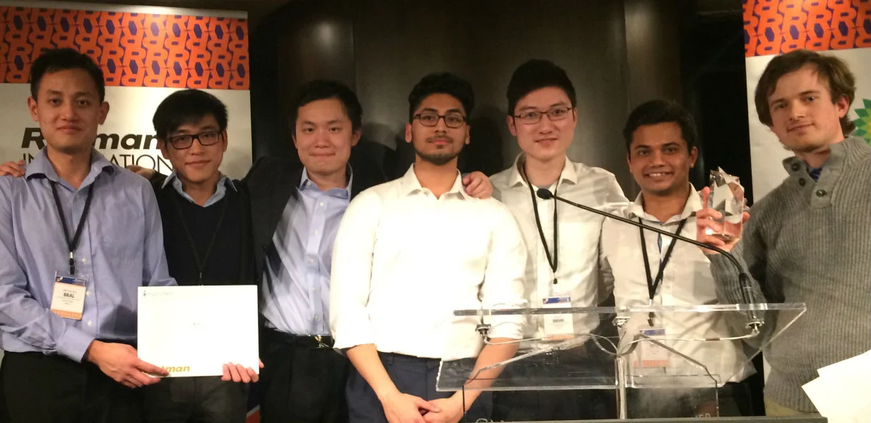 Baruch MFE’s Team Wins First Place in 2016 Rotman International Trading Competition