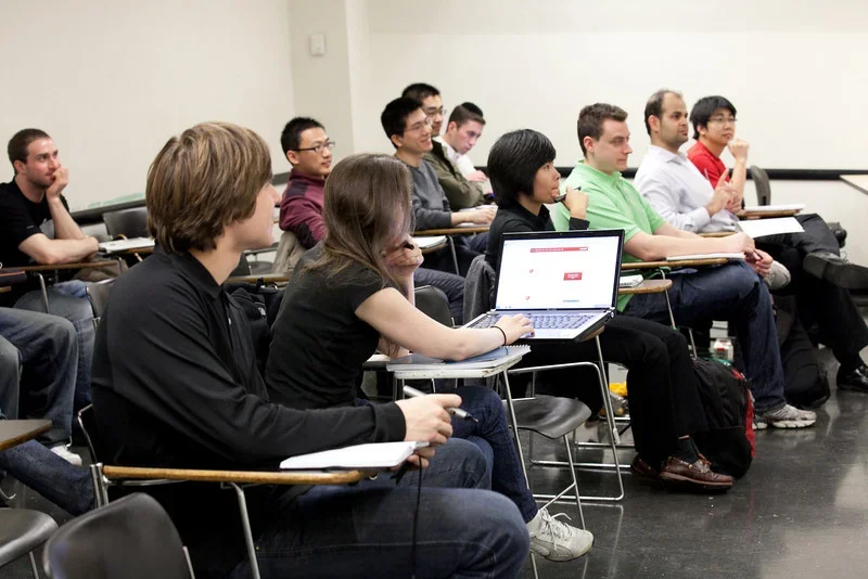 Baruch MFE students in the classroom